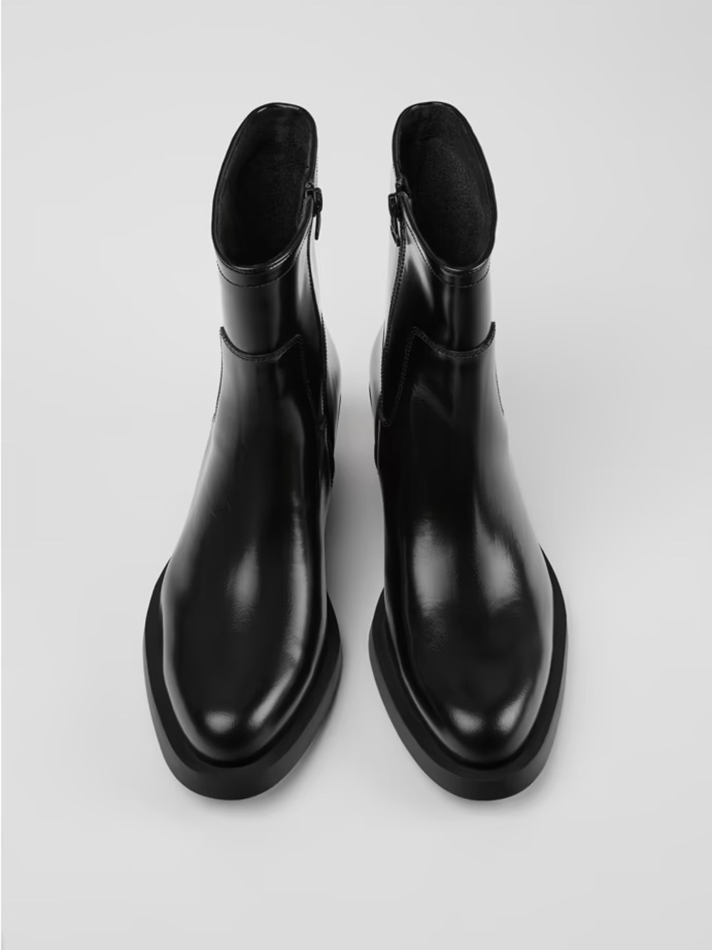 Women’s CAMPER Black Leather Side-Zip Chelsea Boots